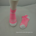 YS-83 Pink Fancy Style Half Terry Pilate Grip Socks/Acrylic Soft Ankle Custom Socks